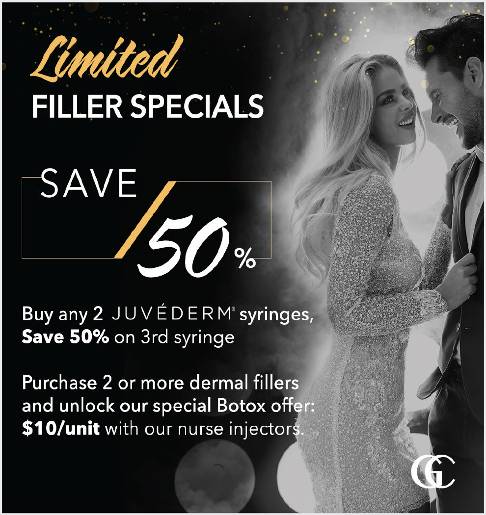 buy 2 fillers, Save 50% on a 3rd