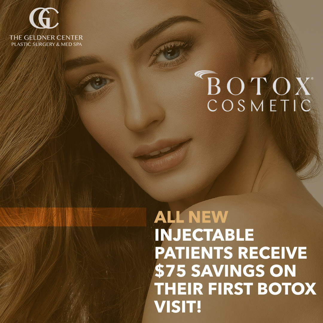 All new injectable patients receive $75 savings on their first botox visit!