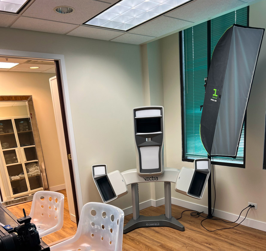 oak brook plastic surgery office interior vectra consultation