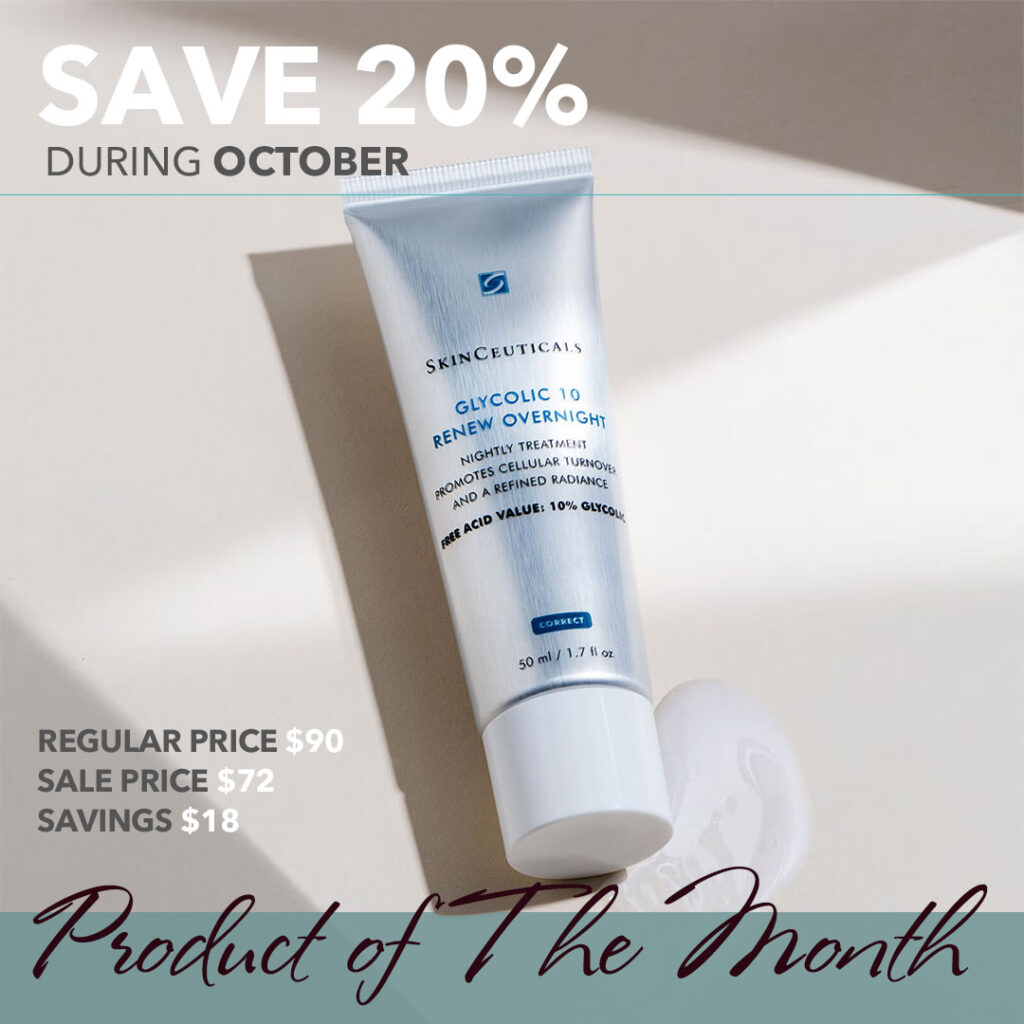 glycolic 10 renenw overnight save 20 percent durin october