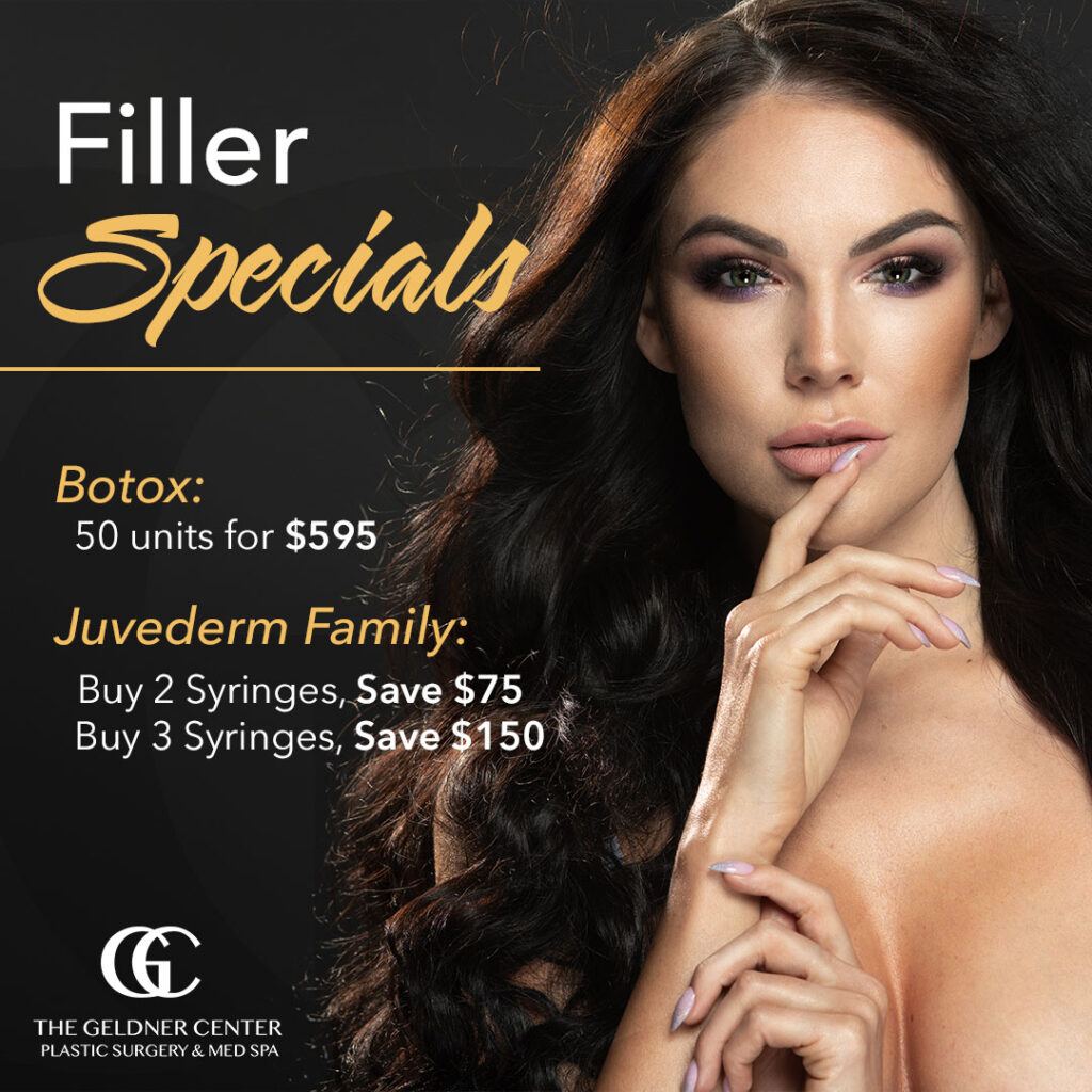 filler special 50 botox for 595