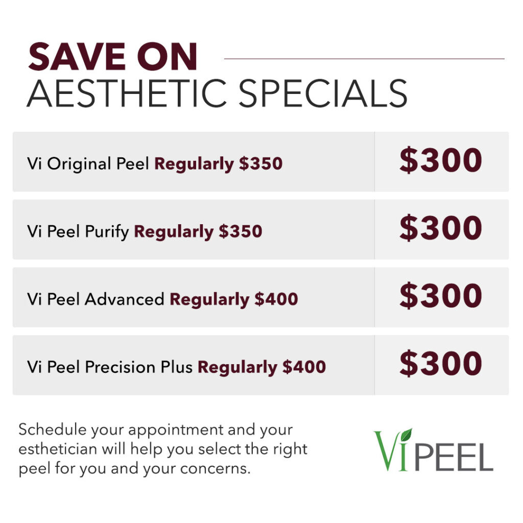 save on aesthetics peels