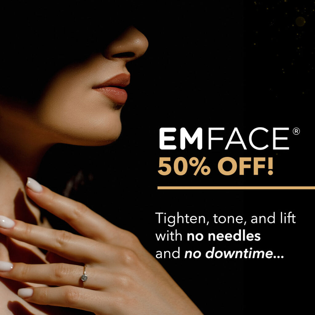 emface 50 percent off chicago