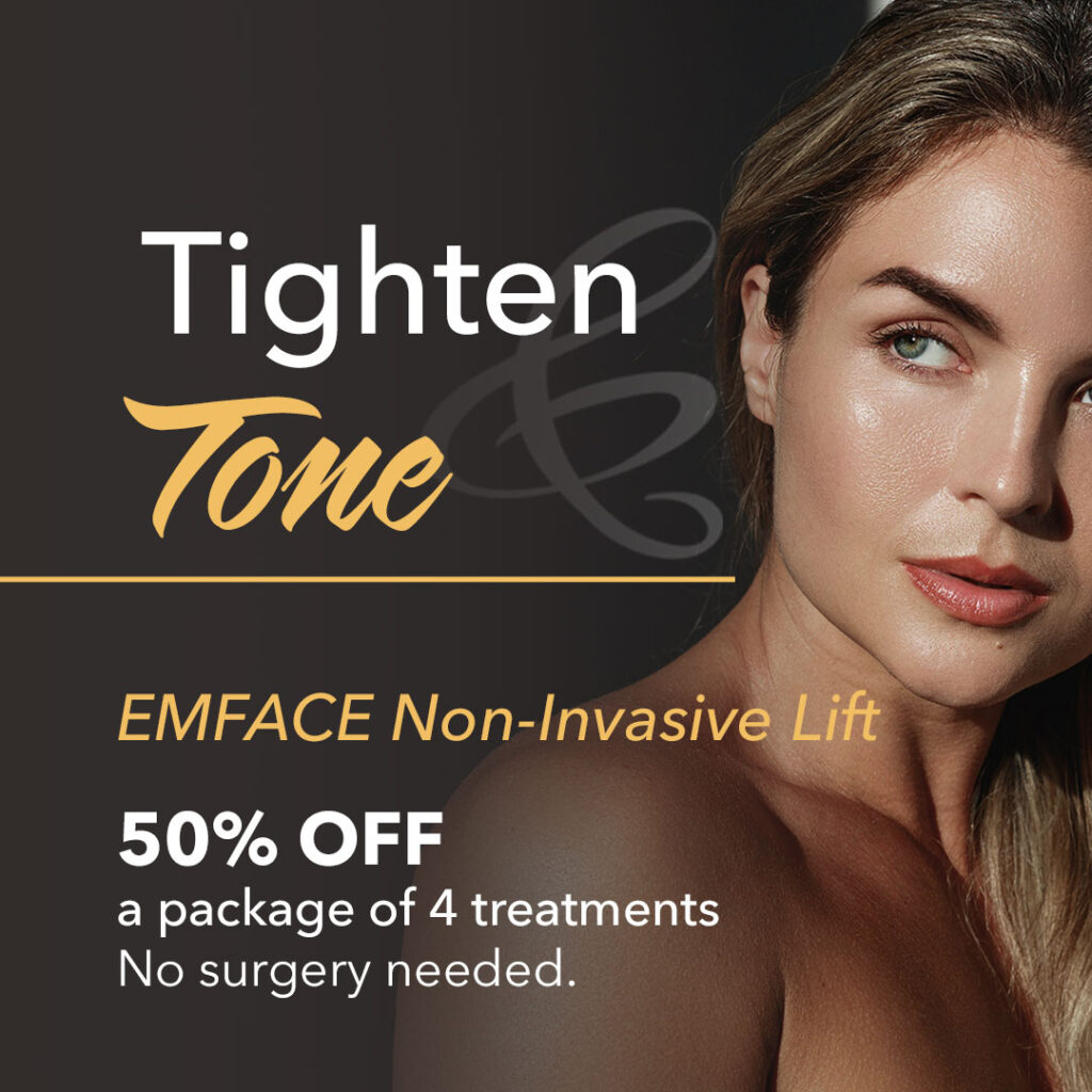 half off package 4 EMFACE treatments